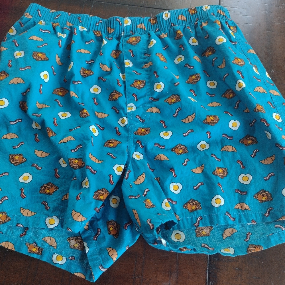 Old Navy bacon  and eggs boxers.